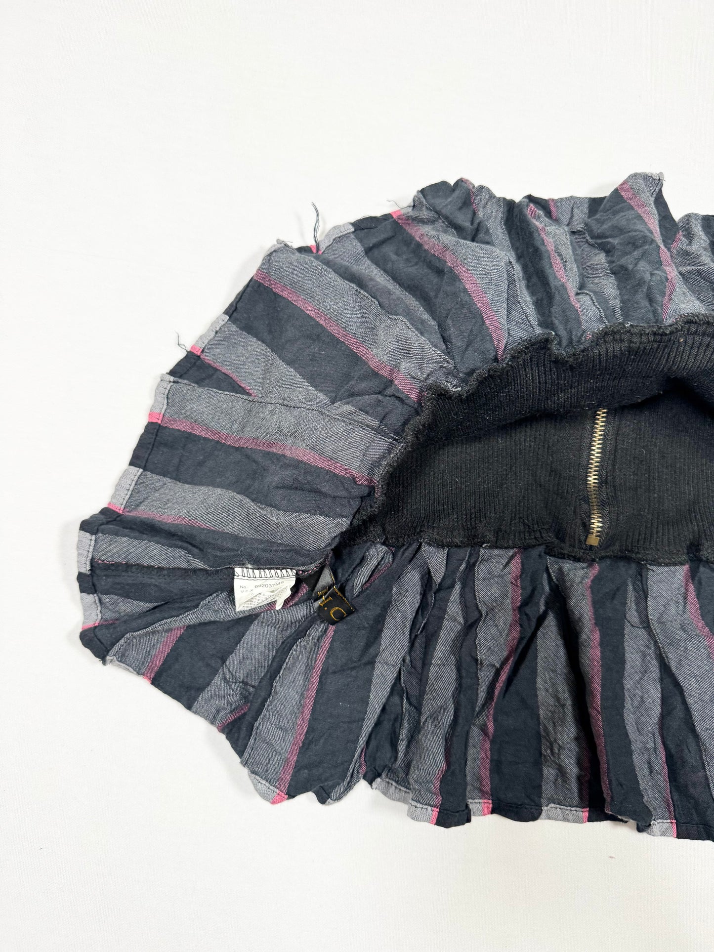 Gyaru O Ring Fold Over Mini Skirt ♡ Size S/M