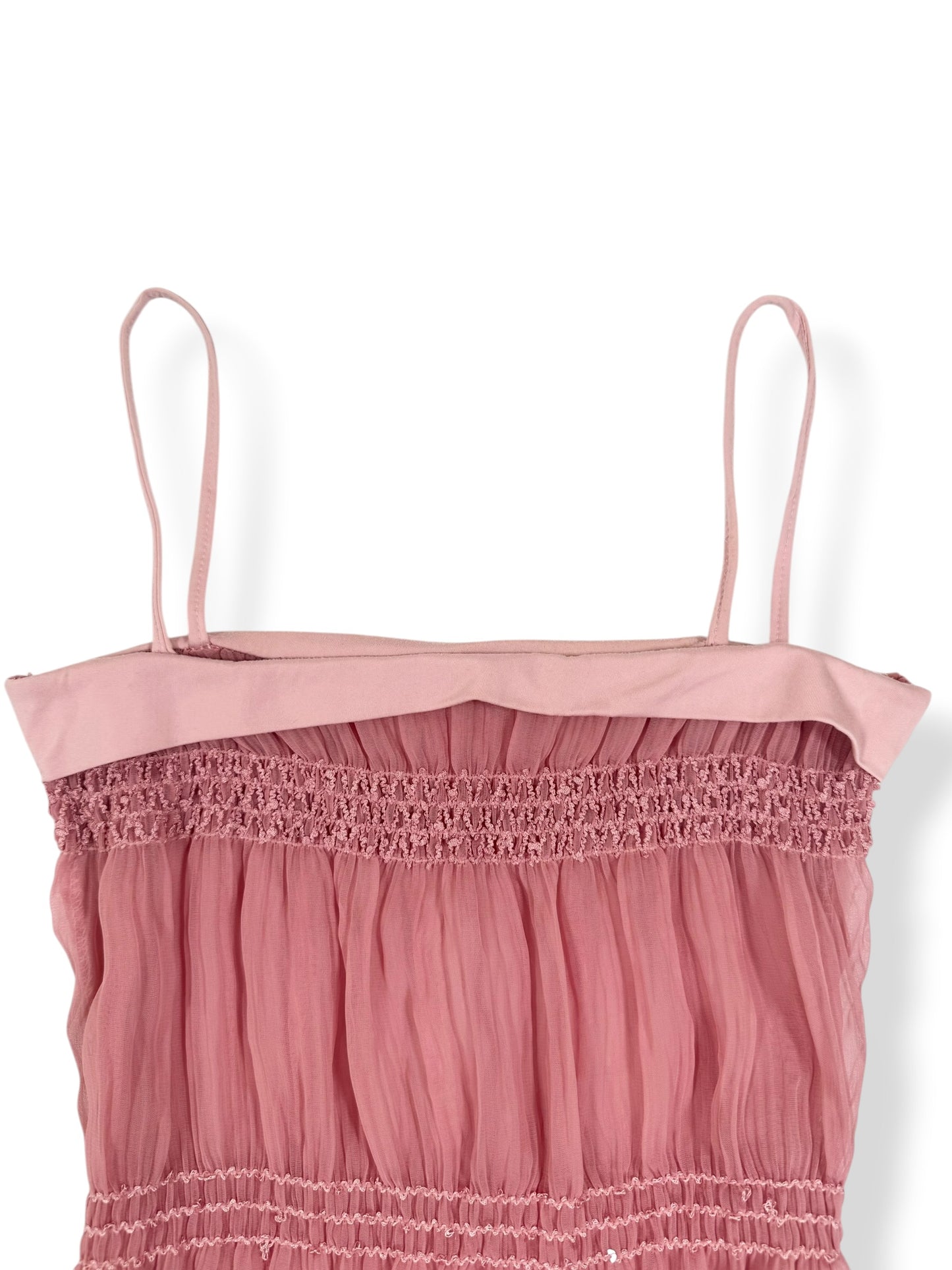 Ruched Sequin Micromesh Cami ♡ S