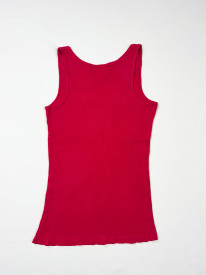 “Naughty Playmate” Red Playboy Tank ♡ S