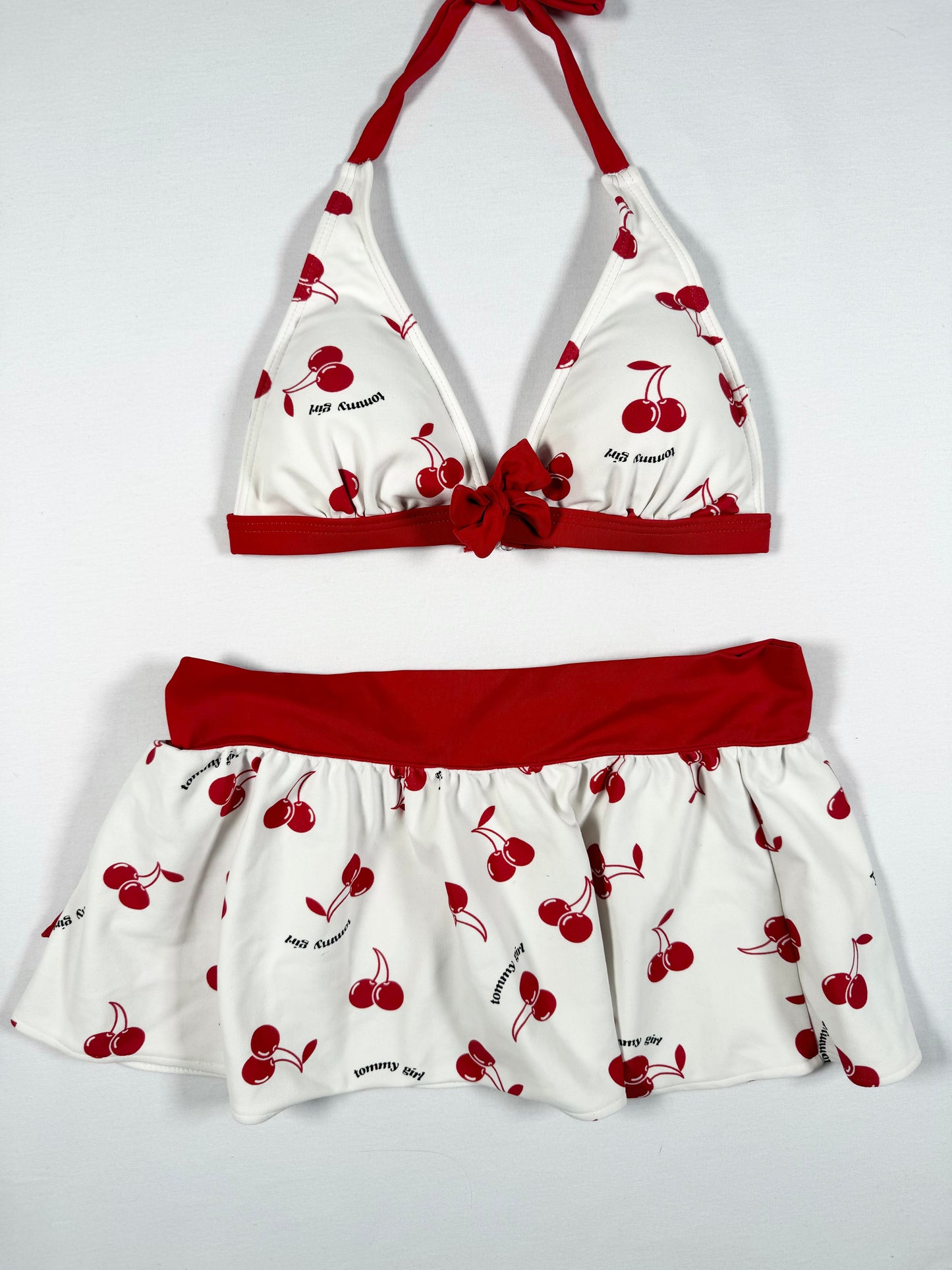 Tommy Girl Cherry Bikini + Skirt