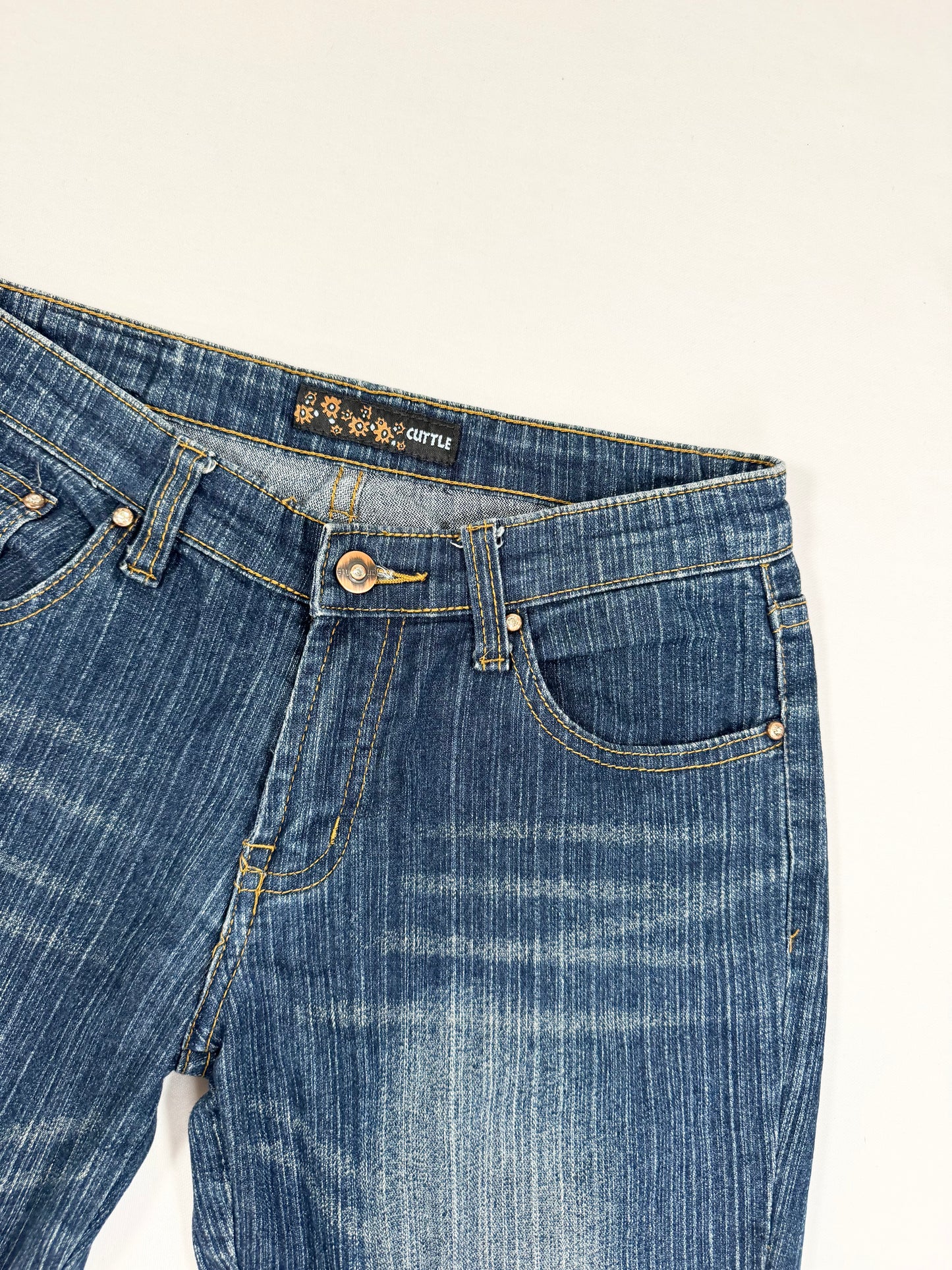 Lace Up Flared Jeans ☆ S