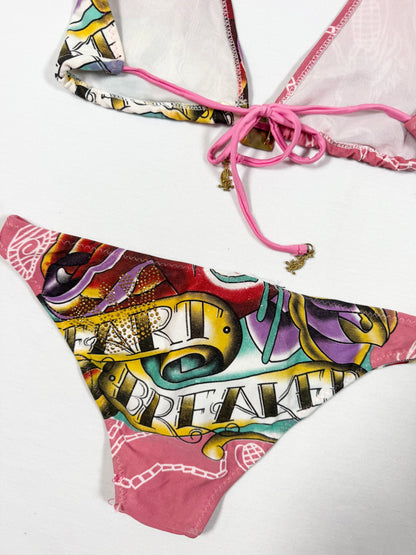 Christian Audigier Pink Bikini ♡ Size S