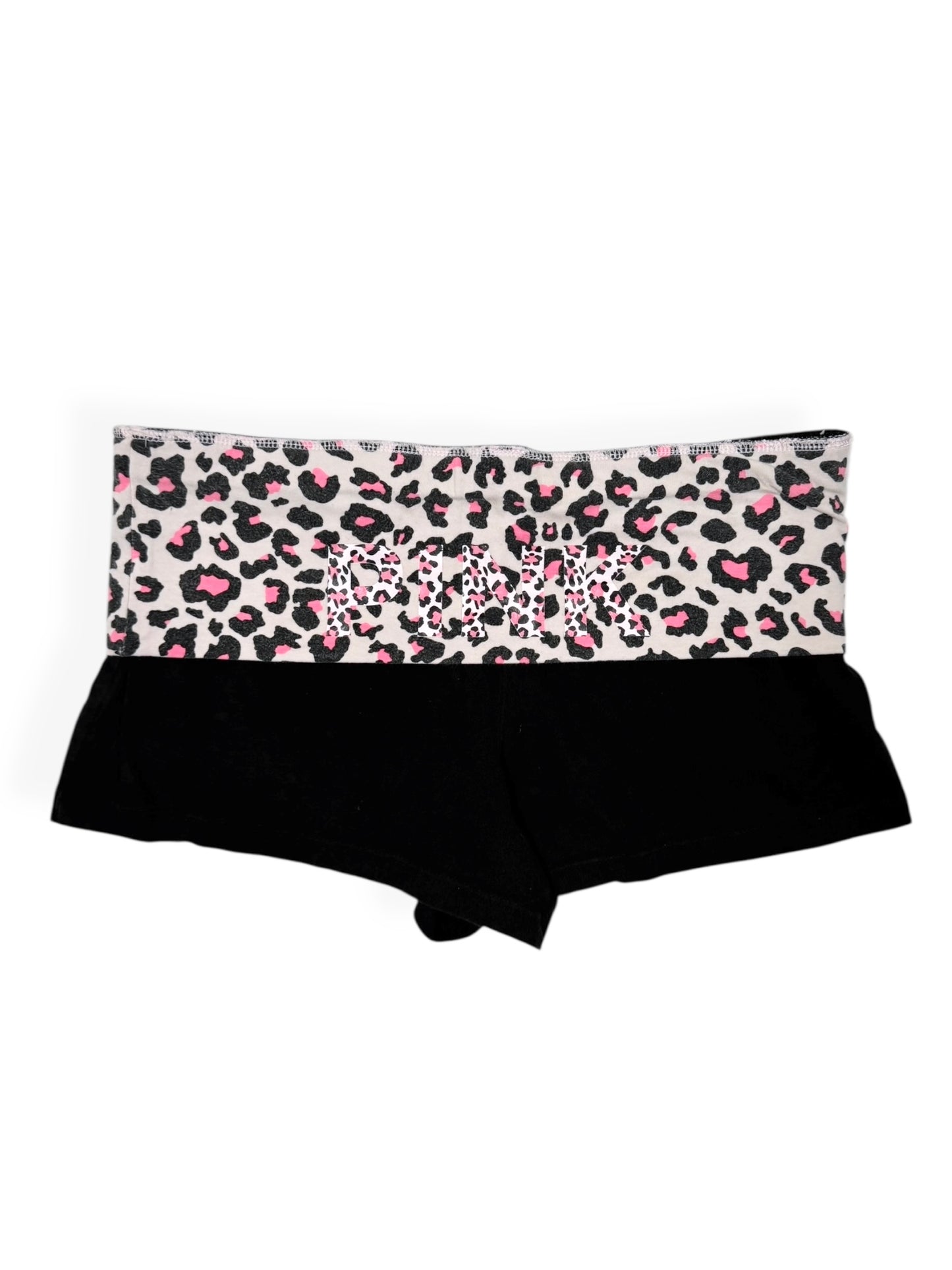 PINK Victoria’s Secret Leopard Fold Over Shorts