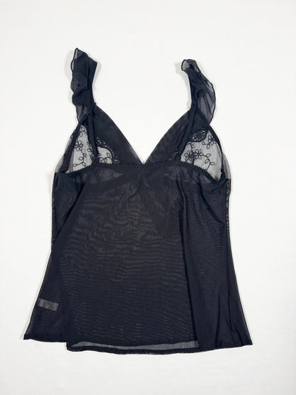 Black Ribbon Bow Cami