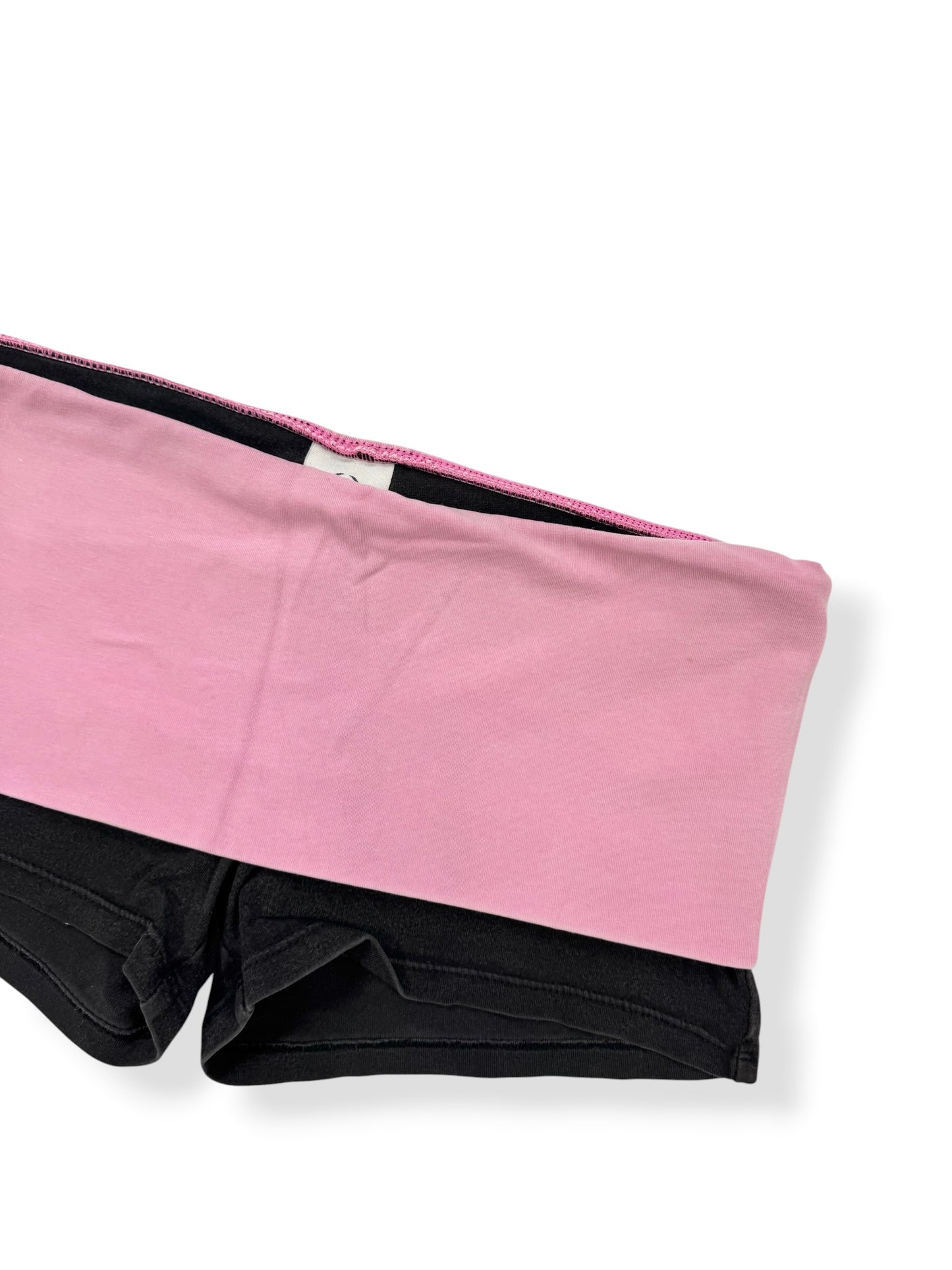 PINK Fold Over Mini Shorts ♡ S