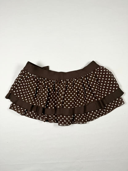 Polka Dot Micro Skirt