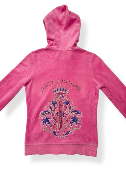 Pink Juicy Couture Zip Up Hoodie ♡ S