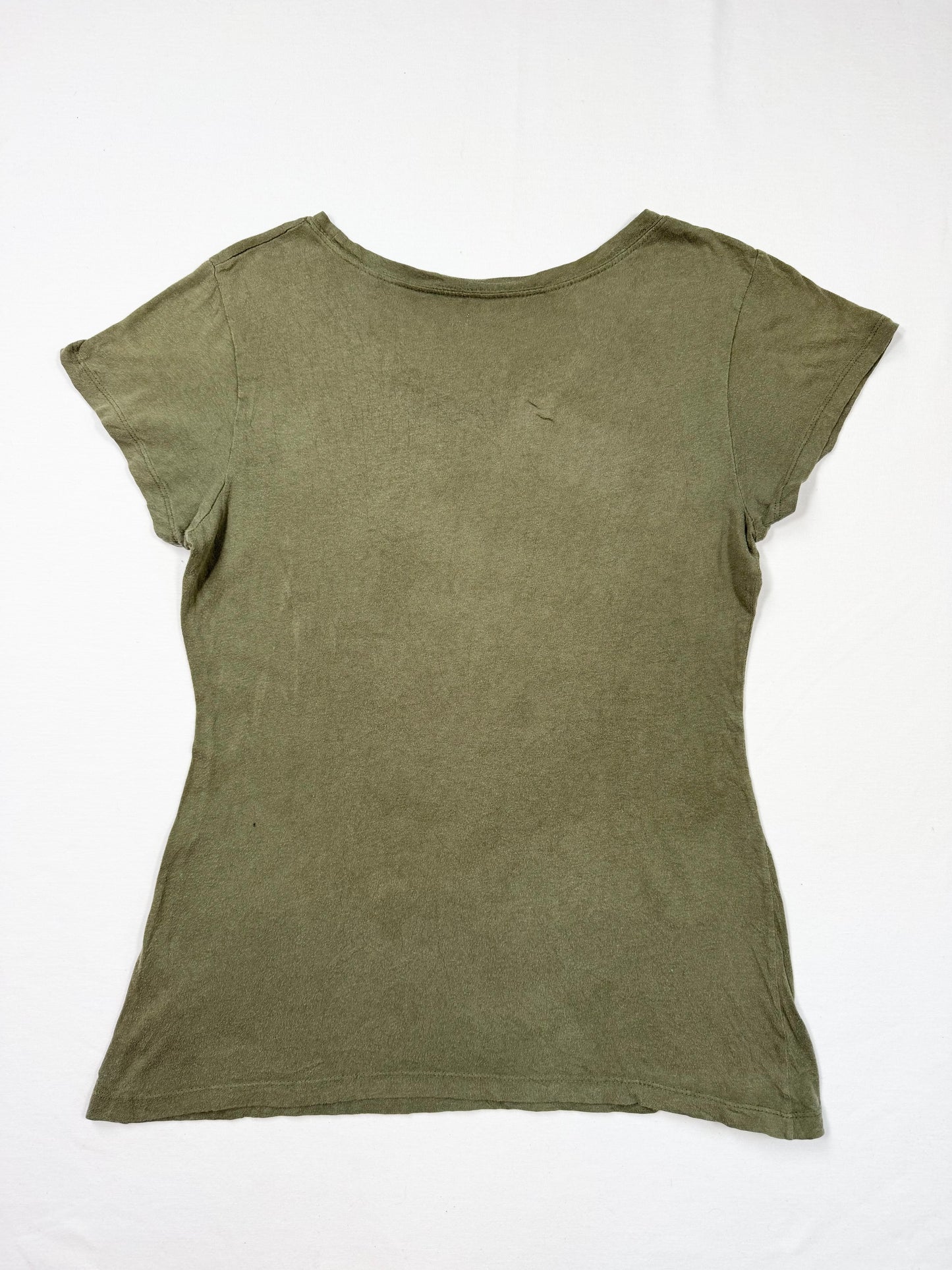 Khaki Grunge Tee ♡ XL