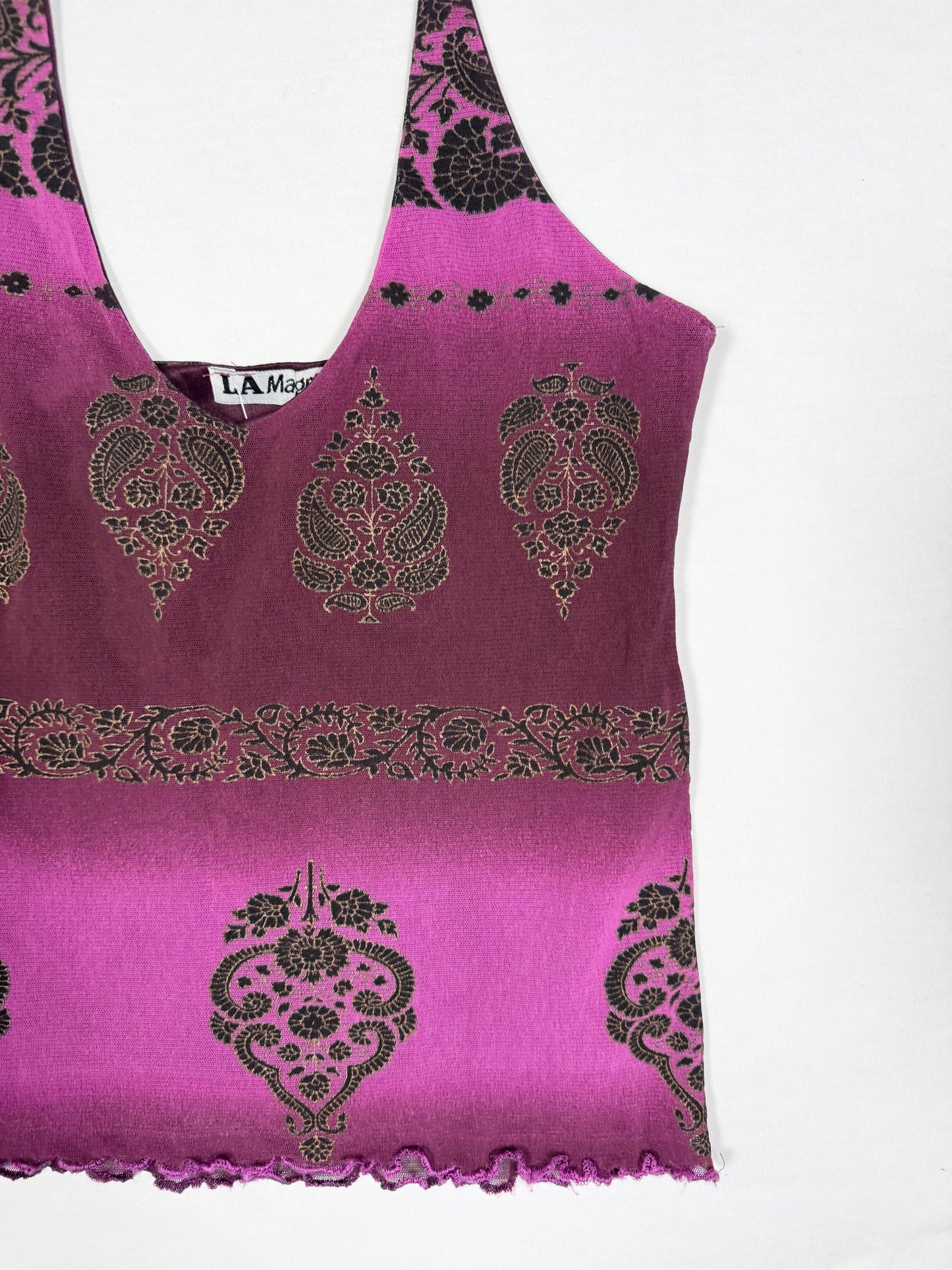 Purple Micromesh Halter ♡ Size M