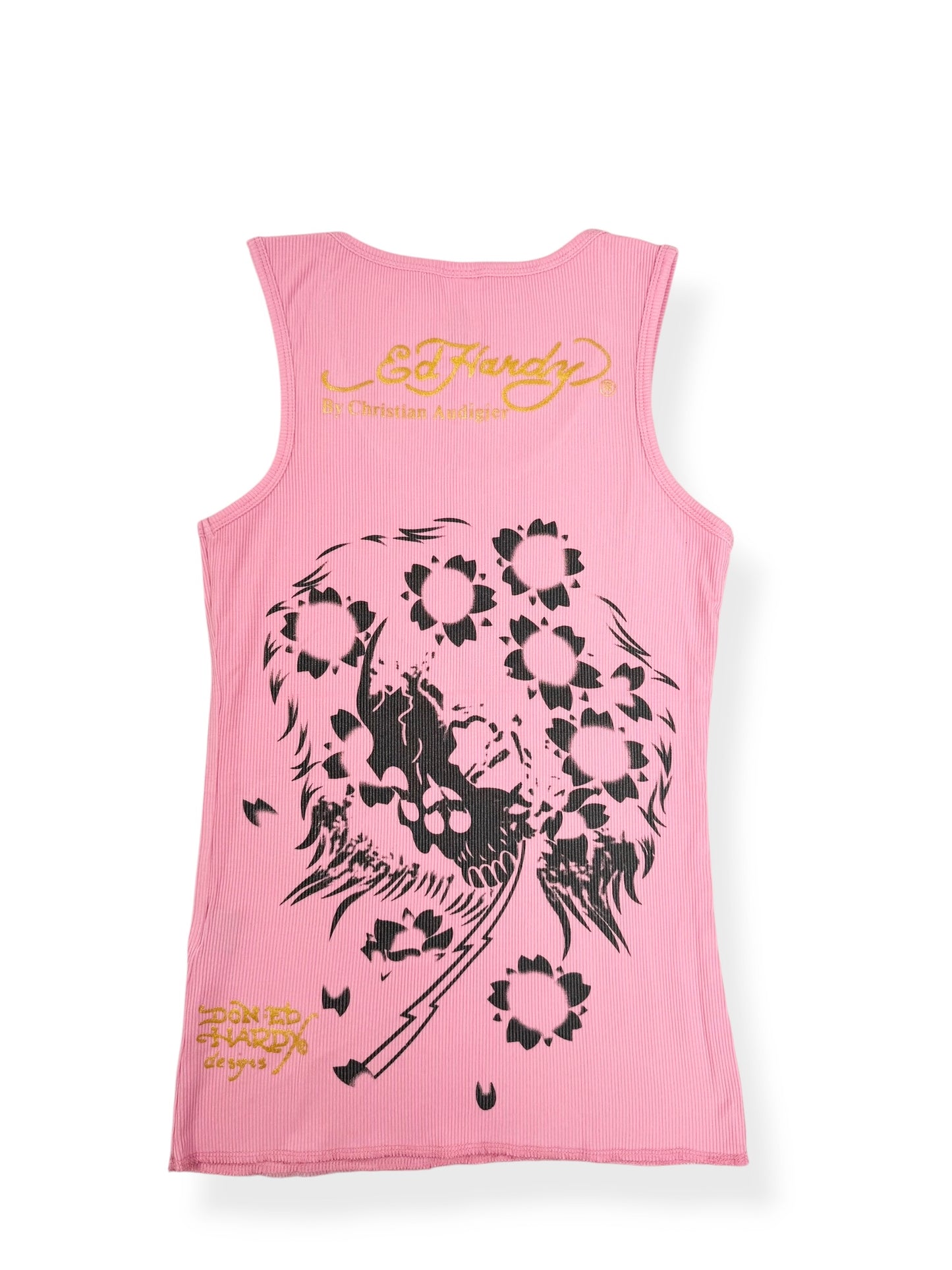 Pink Ed Hardy Tank ♡ M
