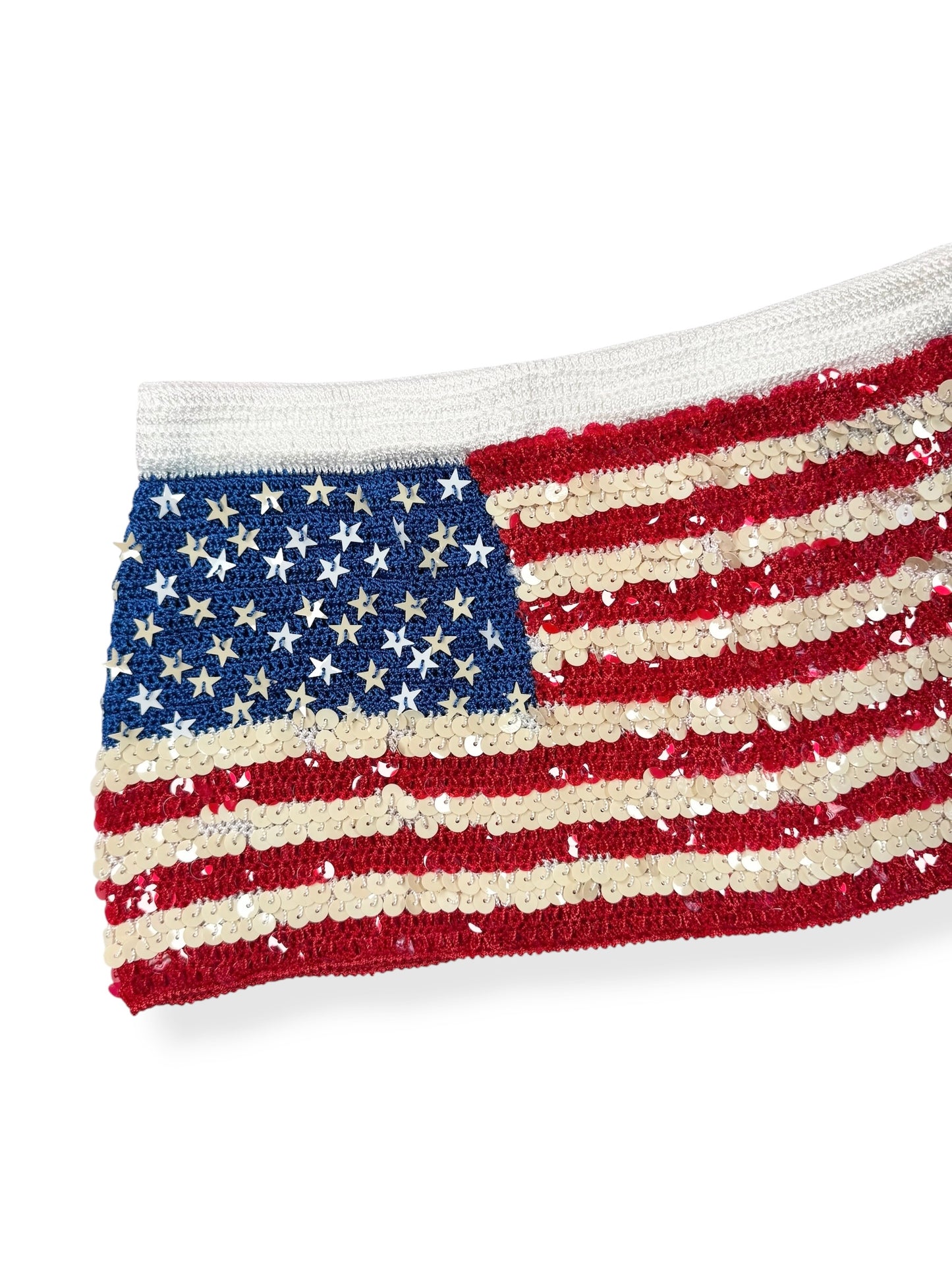 Hustler USA Sequin Mini Skirt ♡ XS/S
