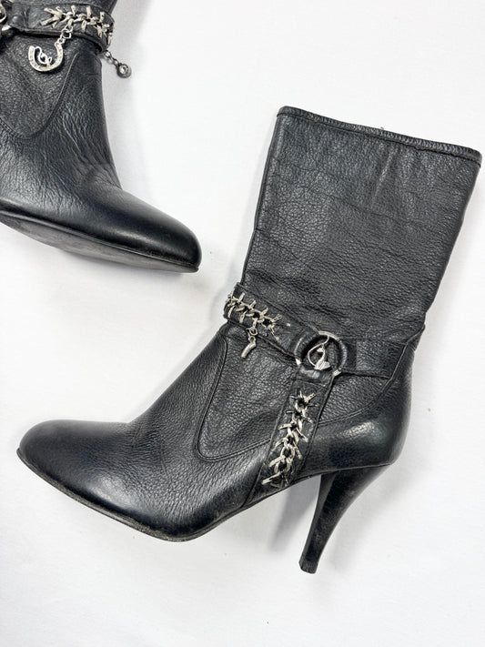 Baby Phat Heeled Boots ♡ 7