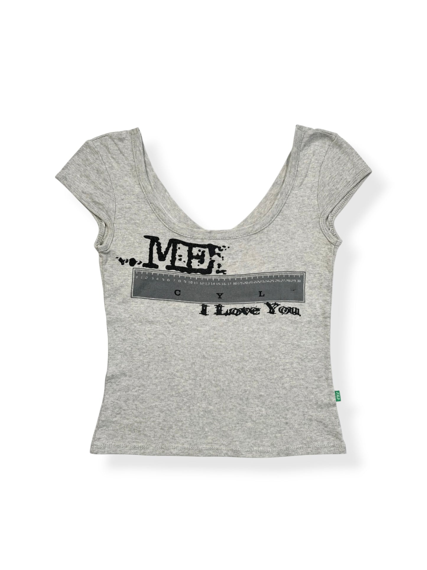 “Me I Love You” Grey Tee ♡ S