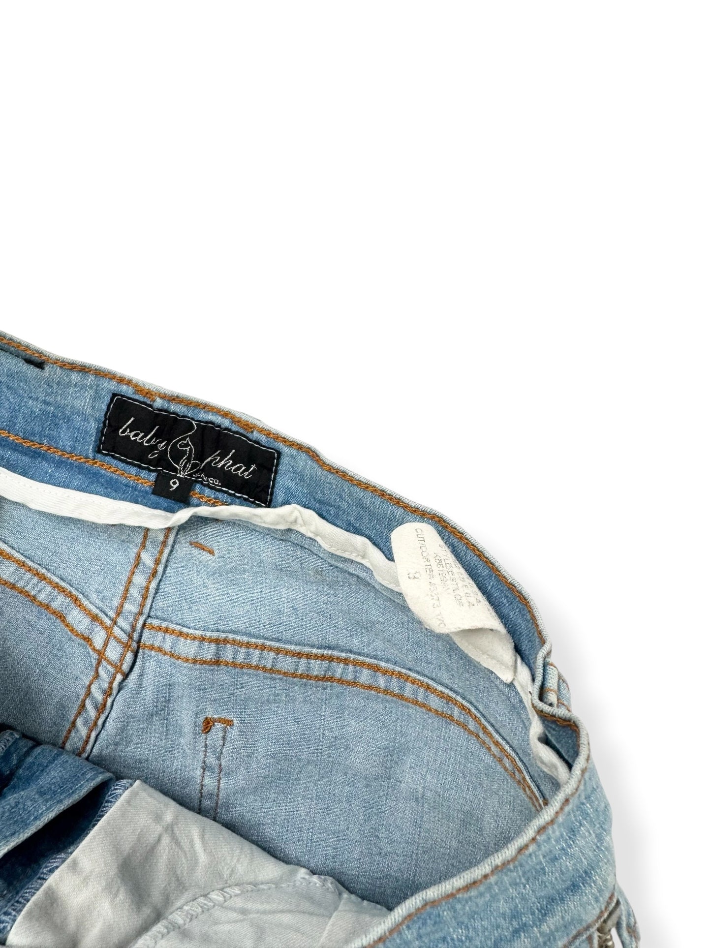 Baby Phat Denim Zipper Side Shorts ♡ S/M