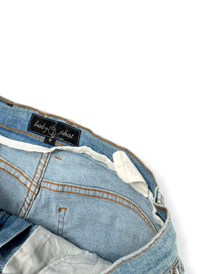 Baby Phat Denim Zipper Side Shorts ♡ S/M