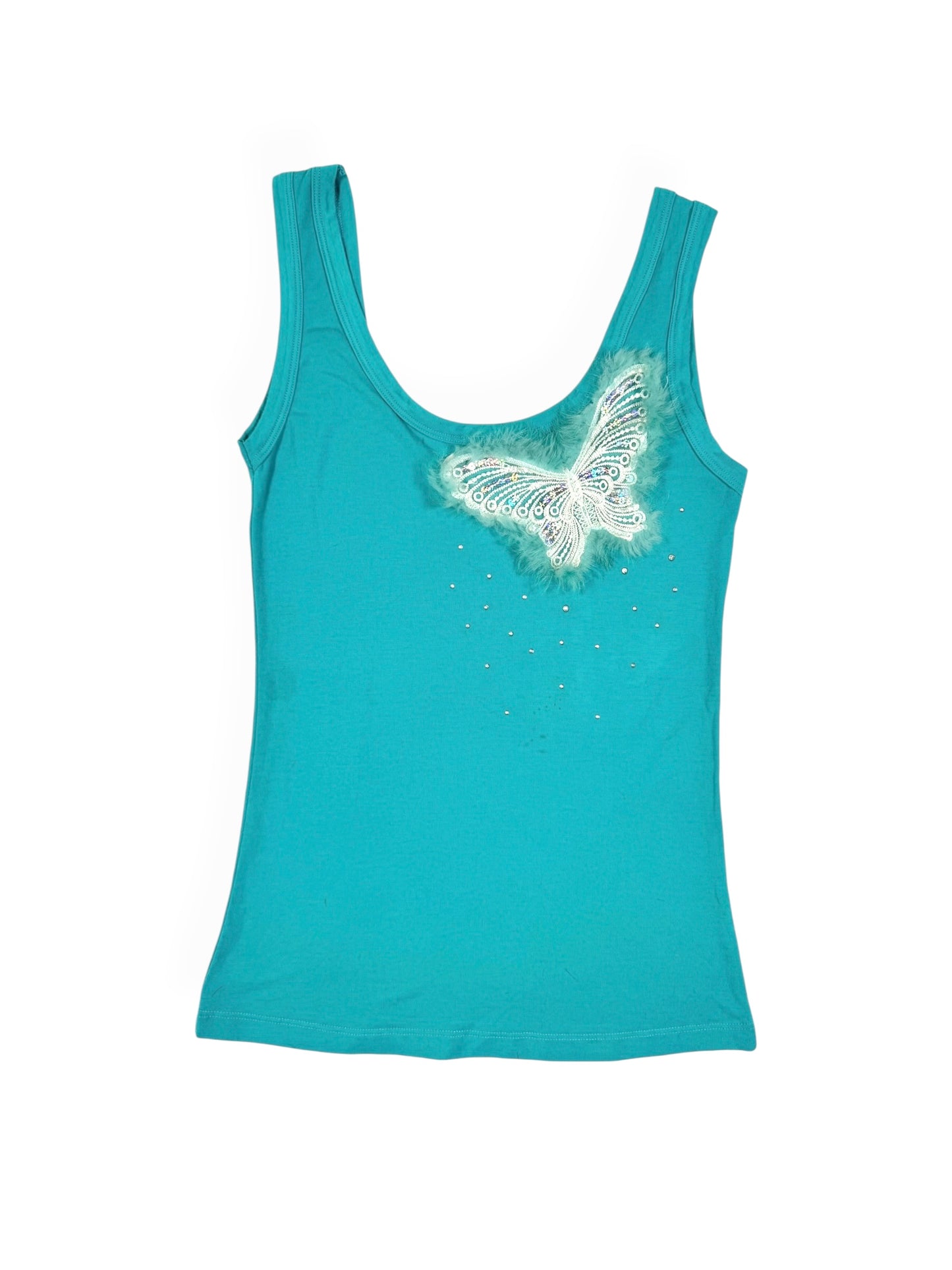 Butterfly Fur Tank ♡ Size S