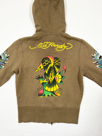 Brown Ed Hardy Hoodie