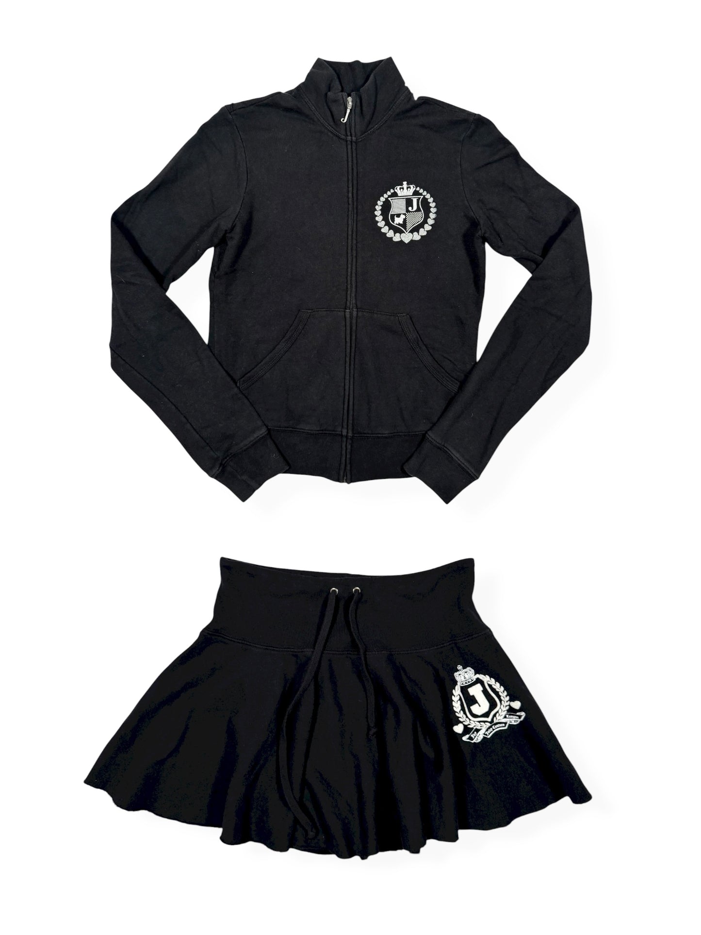 Juicy Couture Skirt & Zip Up Set ♡ Size XS/S