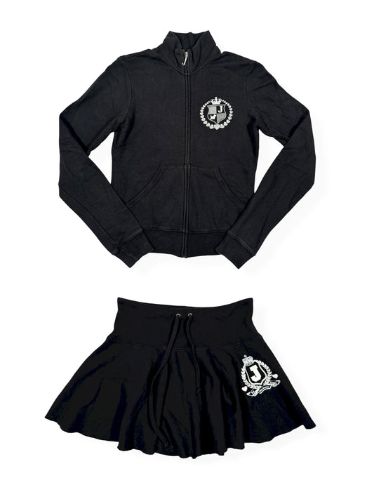 Juicy Couture Skirt & Zip Up Set ♡ Size XS/S