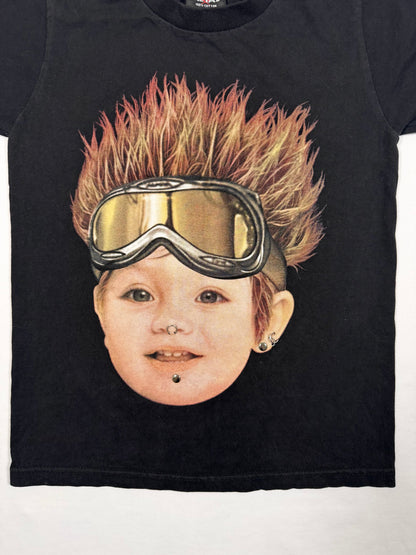 Heavy Metal Pierced Baby Tee