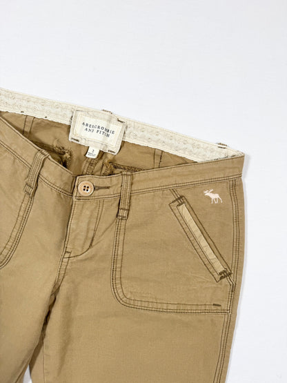 Abercrombie & Fitch Brown Flared Pants
