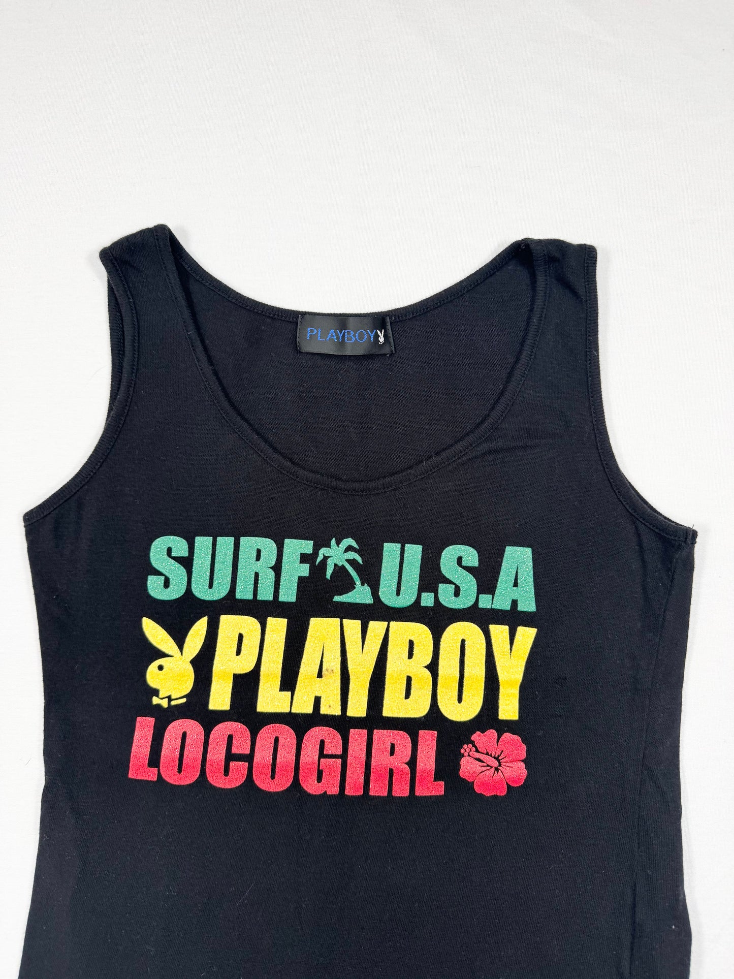 Surf Playboy Rasta Tank ♡ S