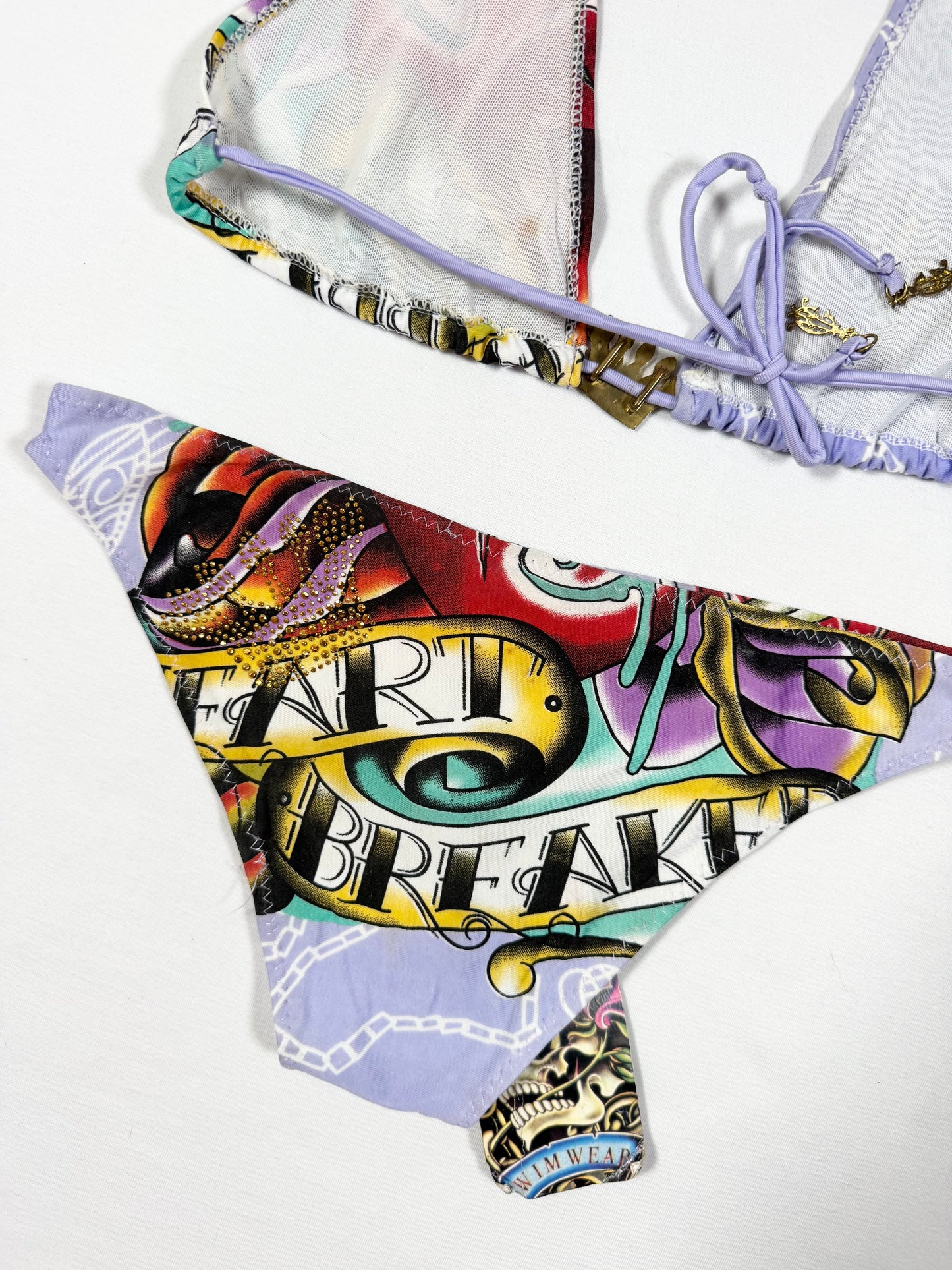 Purple Christian Audigier Bikini ♡ Size S