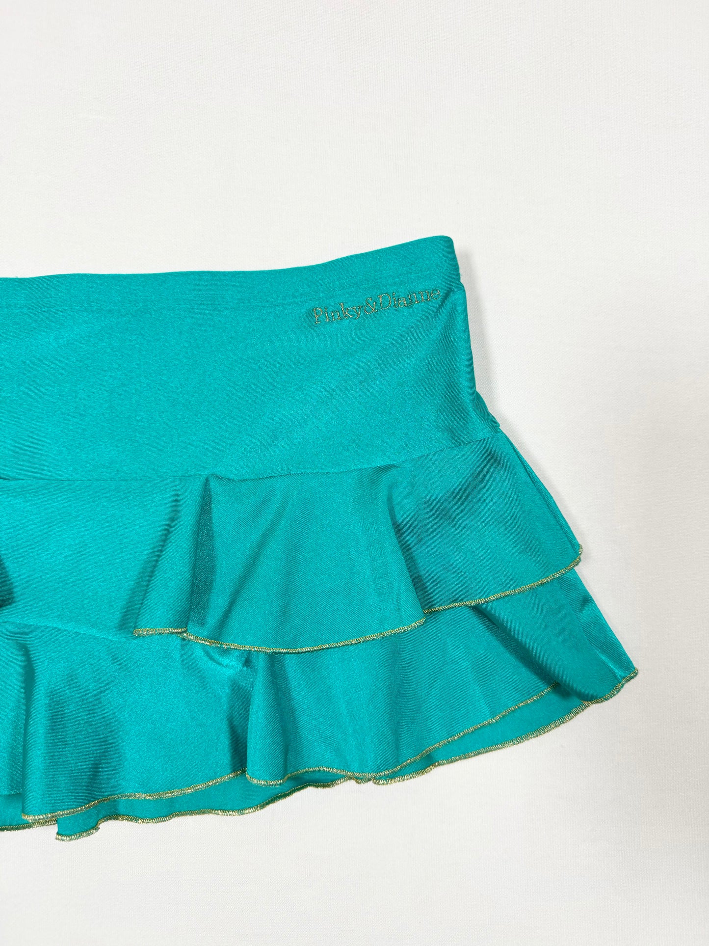 Turquoise Micro Skirt