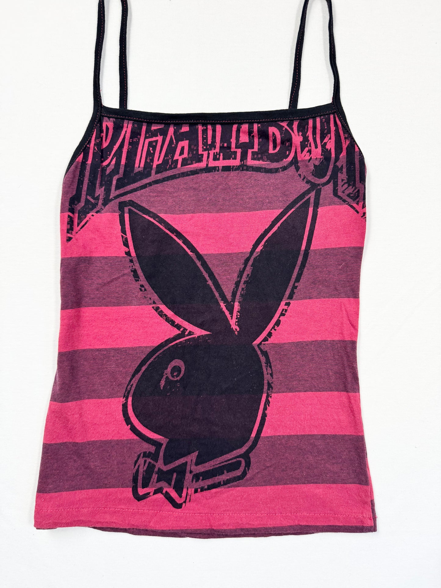 Playboy Burgundy Striped Cami ♡ S