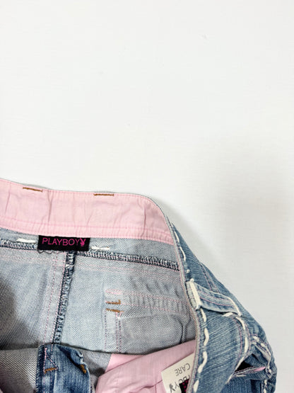 Playboy Denim Mini Shorts