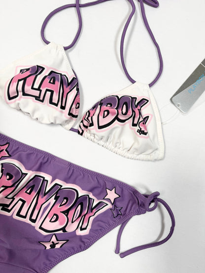 Playboy Purple Airbrush Bikini