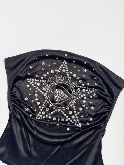Morgan Satin Tube Top ♡ XS