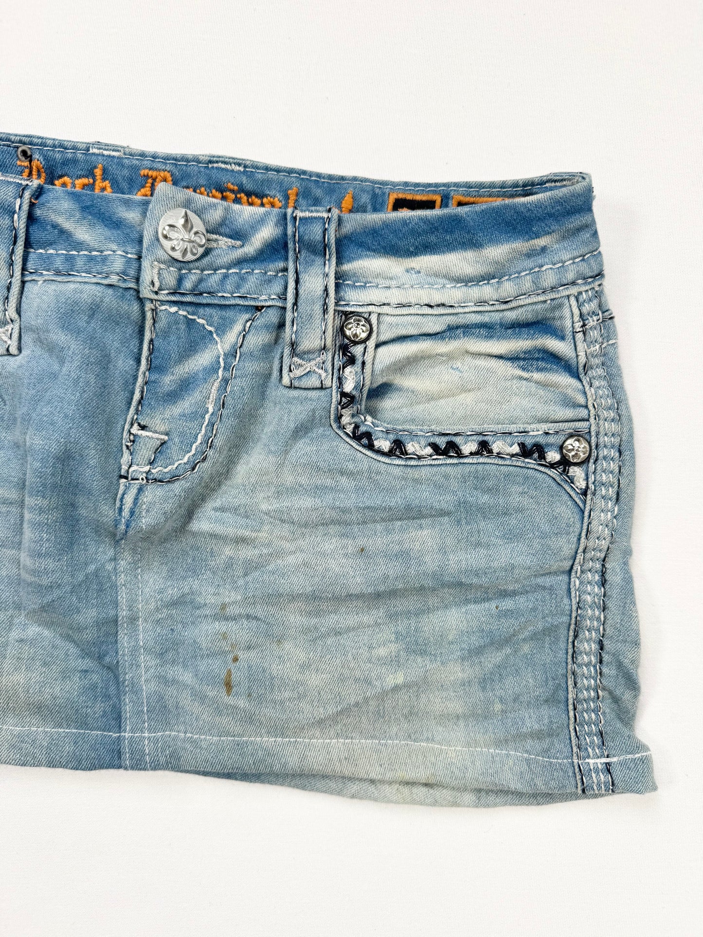 Rock Revival Mini Skirt ♡ 25”