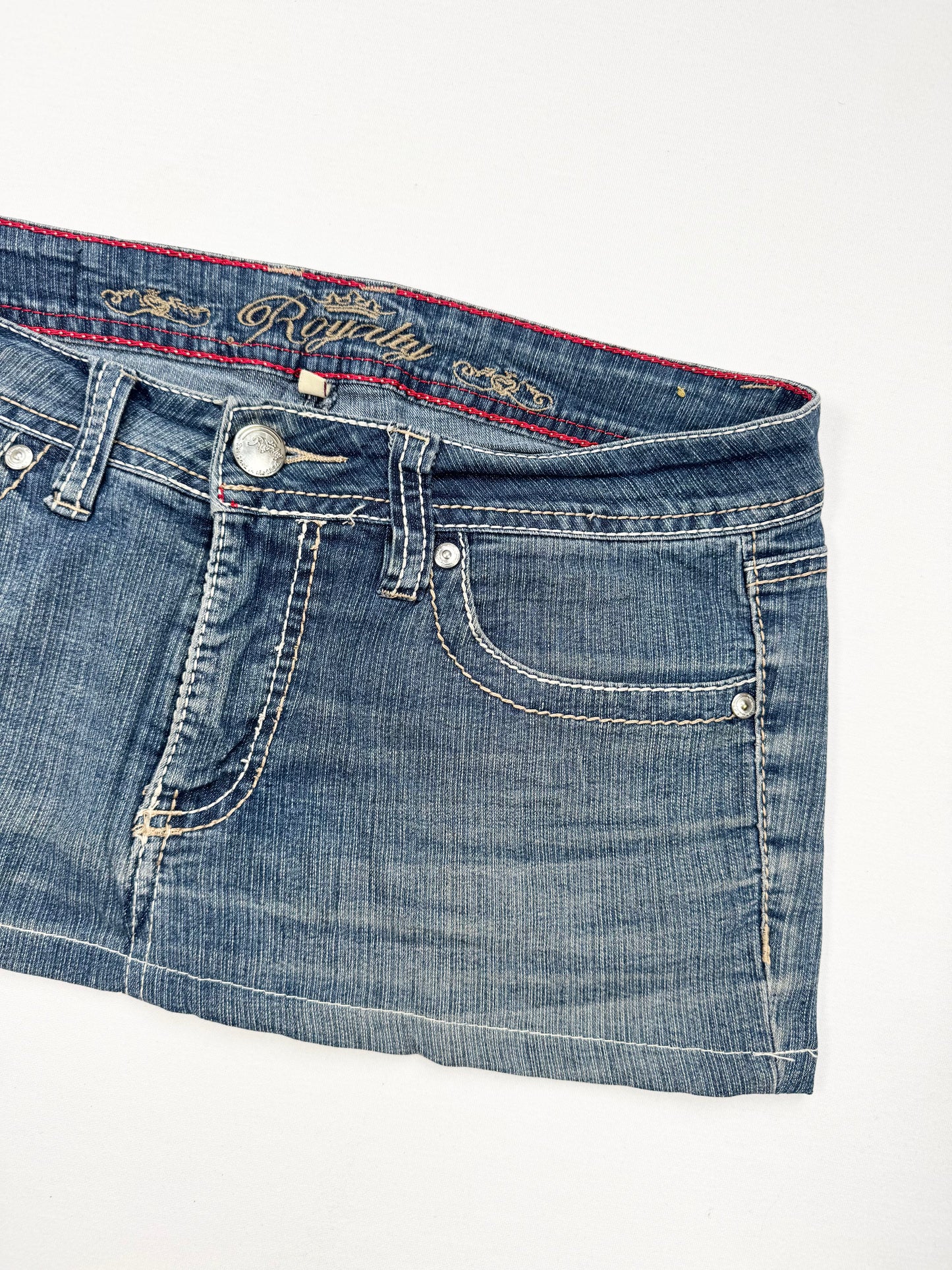 Wing Denim Mini Skirt ♡ M/L