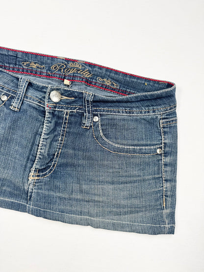 Wing Denim Mini Skirt ♡ M/L
