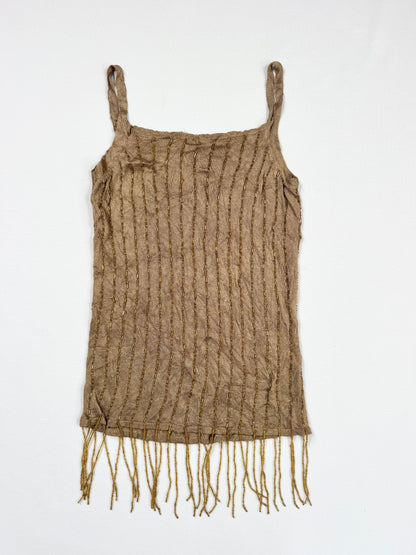 Fringe Beaded Cami ♡ XS