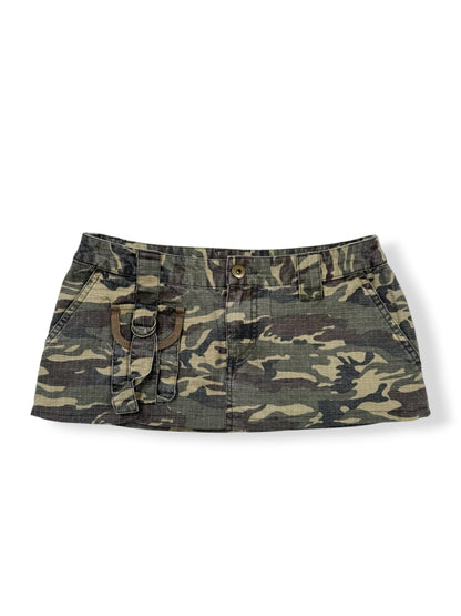 Camo Micro Skirt ♡ XS