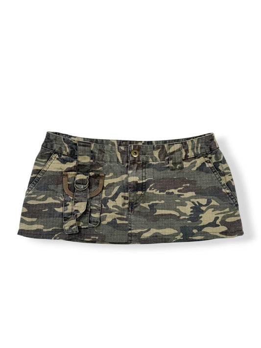 Camo Micro Skirt ♡ XS