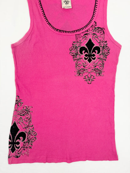 Vocal Pink Cross Tank ♡ 3XL