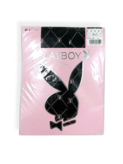 Playboy Black + Pink Tights