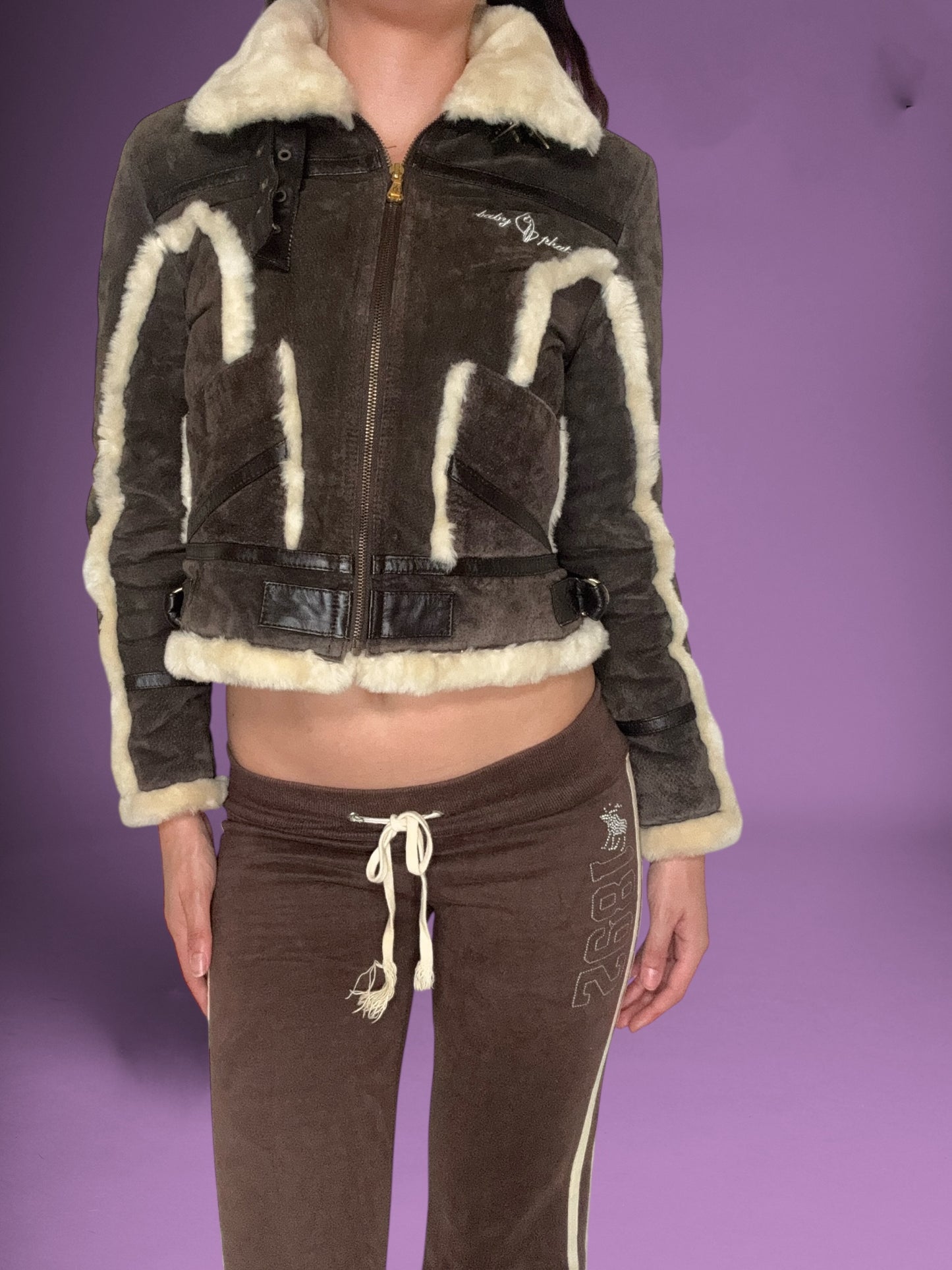 Baby Phat Suede Fur Jacket ♡ Size XS