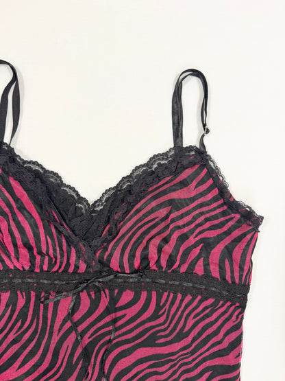 Pink Zebra Cami ♡ S