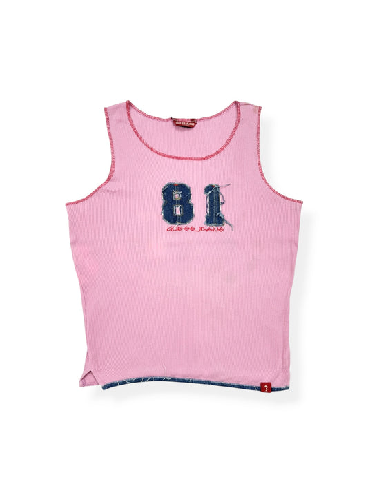 Pink Guess Tank ♡ L