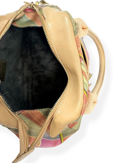 Vivienne Westwood Plaid Safety Pin Charm Bag ♡