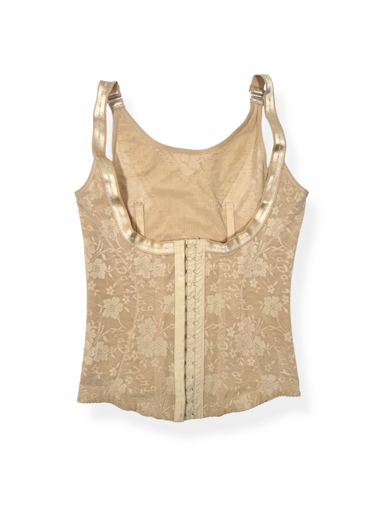 Beige Lace Corset Underbust Cami