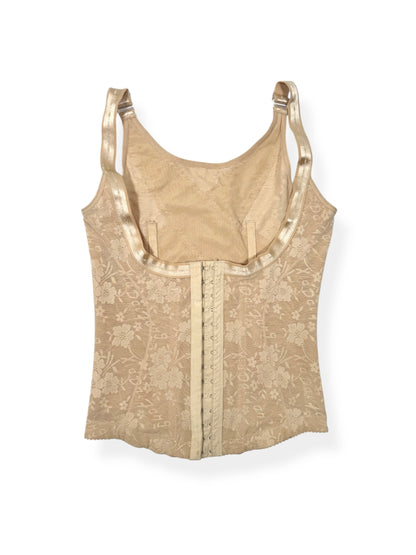 Beige Lace Corset Underbust Cami