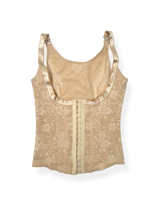 Beige Lace Corset Underbust Cami