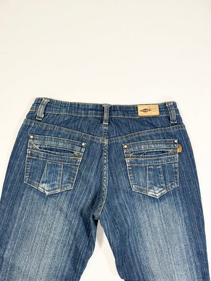 Lace Up Flared Jeans ☆ S