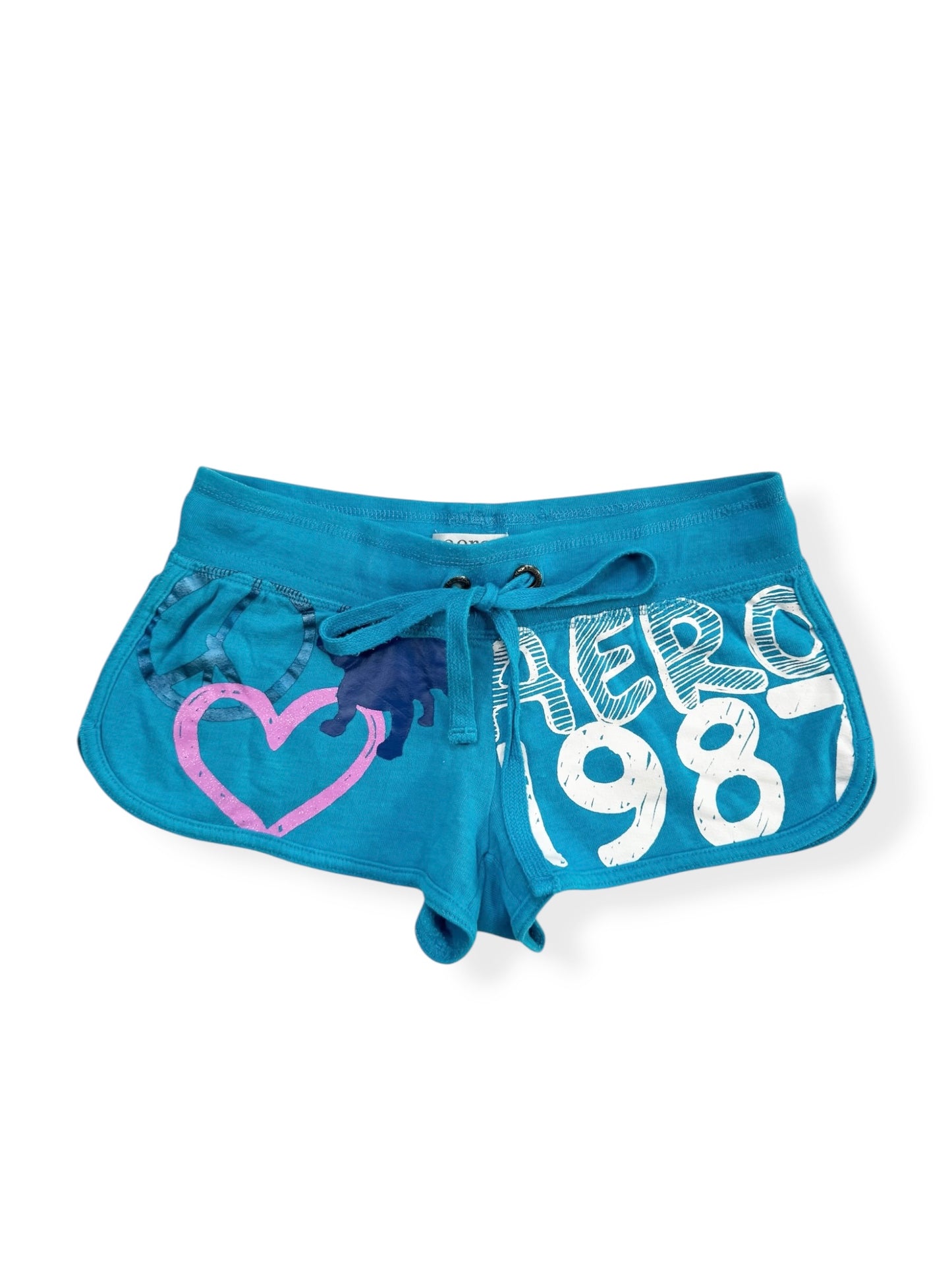 Aero Blue Mini Shorts ♡ XS