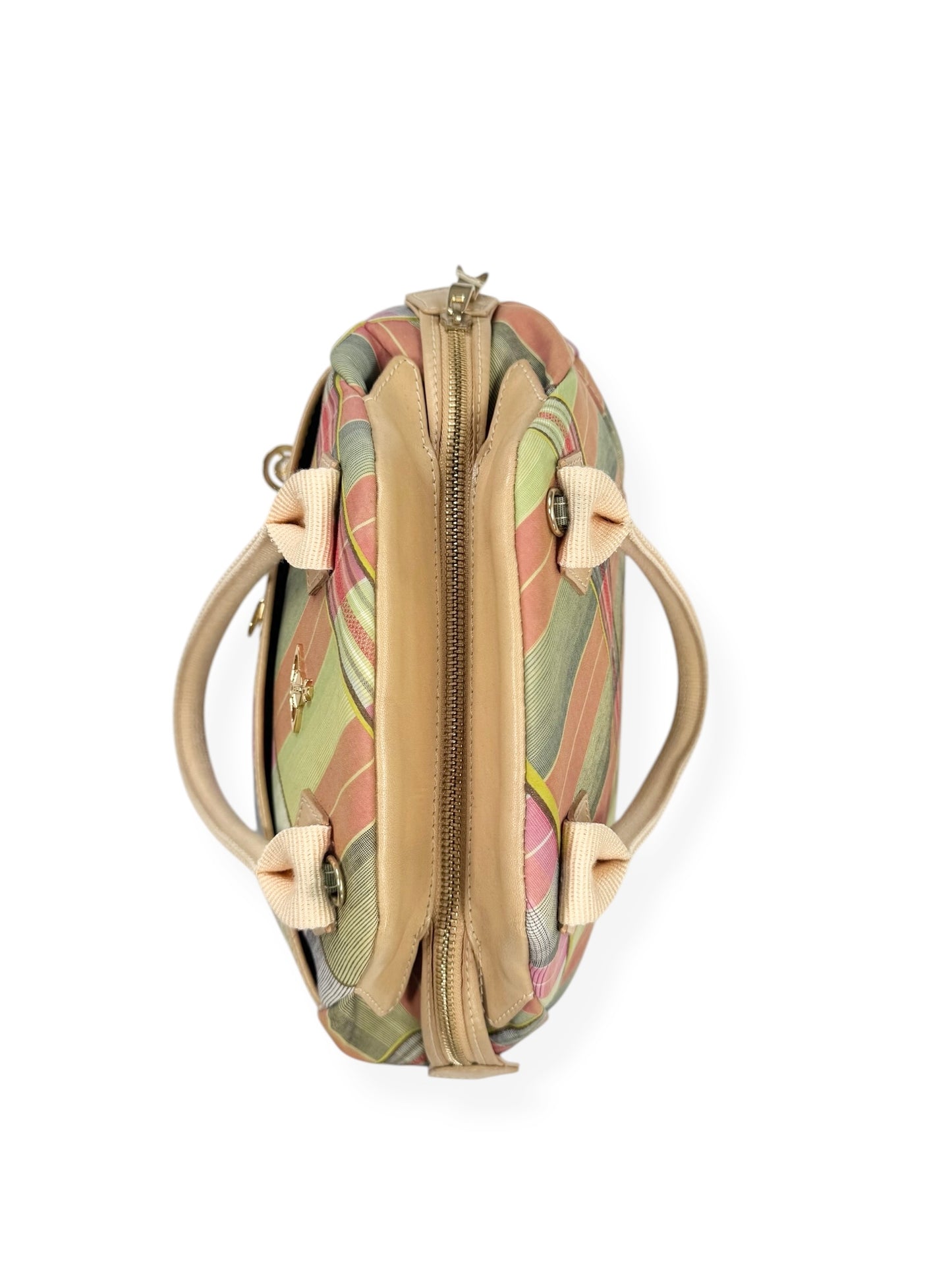 Vivienne Westwood Plaid Safety Pin Charm Bag ♡